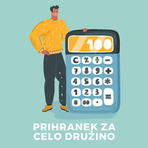 Prihranek za celo družino.